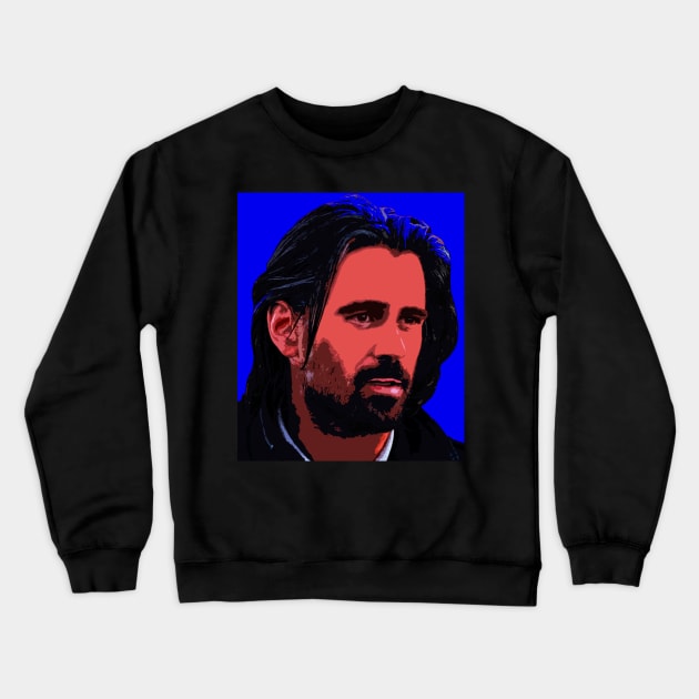 colin farrell Crewneck Sweatshirt by oryan80